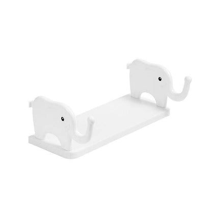 Elephant Shape Self Floating Wall Shelf (Pack of 2)