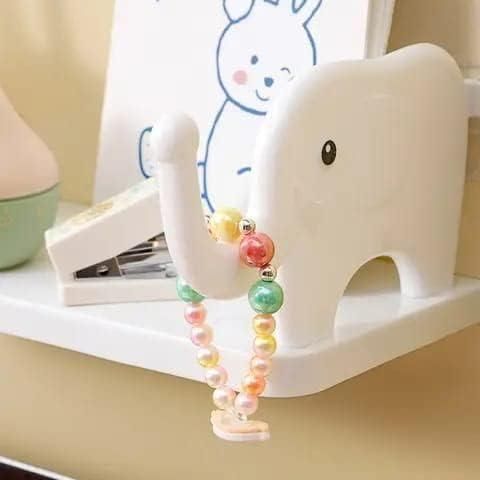 Elephant Shape Self Floating Wall Shelf (Pack of 2)