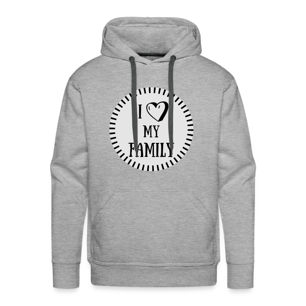 Men’s Premium Hoodie heather grey