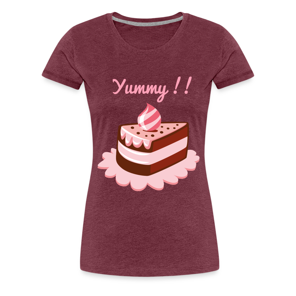 Women’s Premium T-Shirt heather burgundy