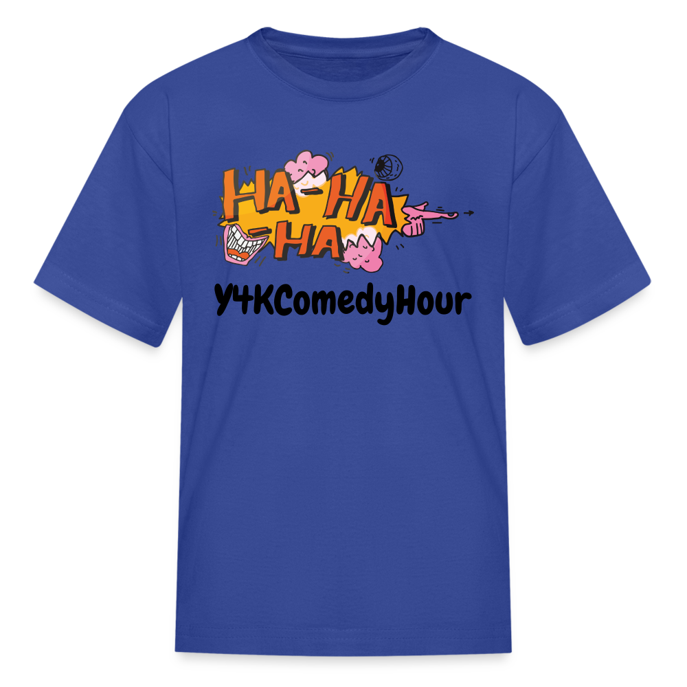 Kids' T-Shirt - Y4KComedyHour royal blue