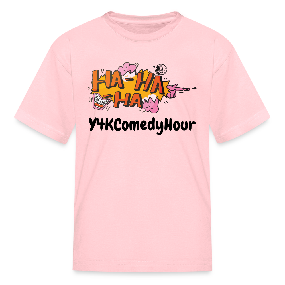 Kids' T-Shirt - Y4KComedyHour pink