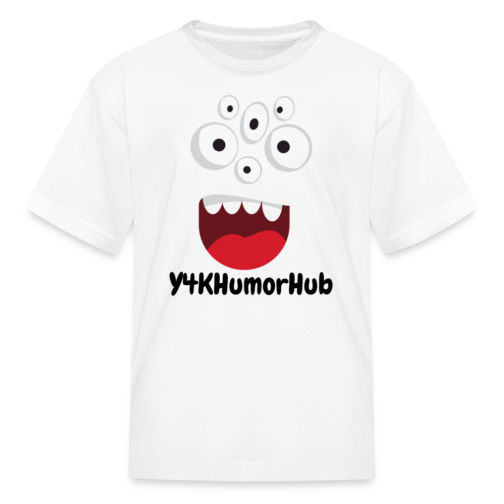 Kids' T-Shirt - Y4KHumorHub white