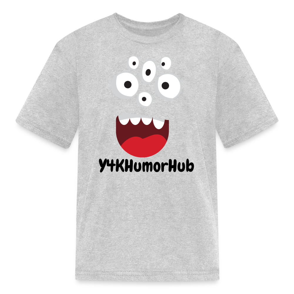 Kids' T-Shirt - Y4KHumorHub heather gray