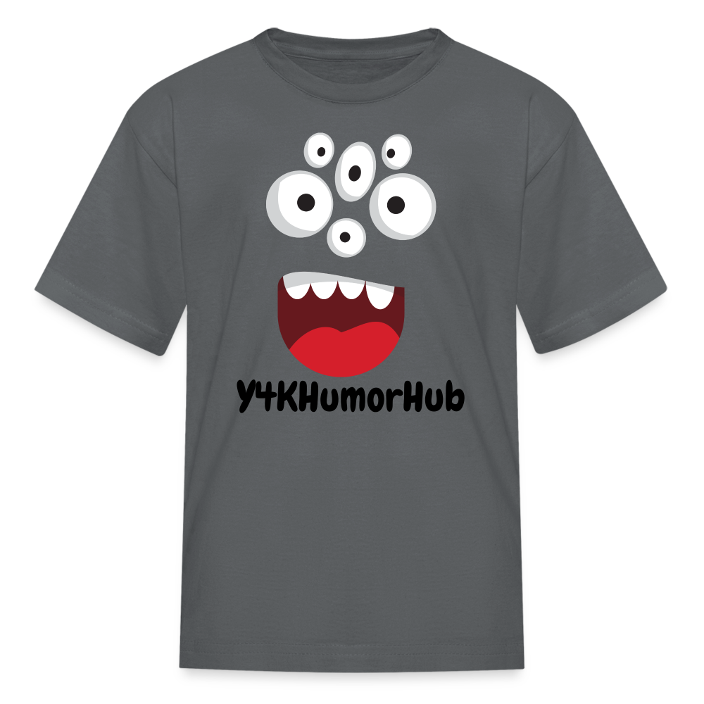 Kids' T-Shirt - Y4KHumorHub charcoal