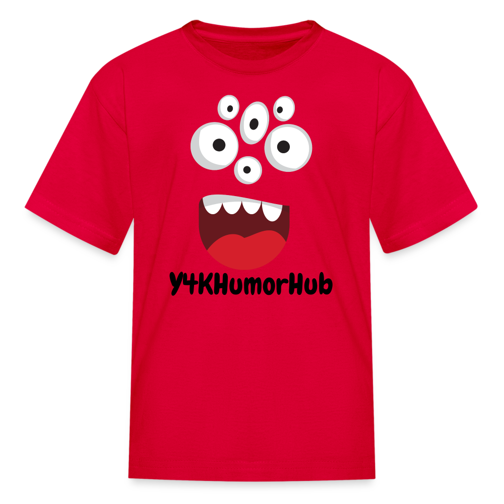 Kids' T-Shirt - Y4KHumorHub red