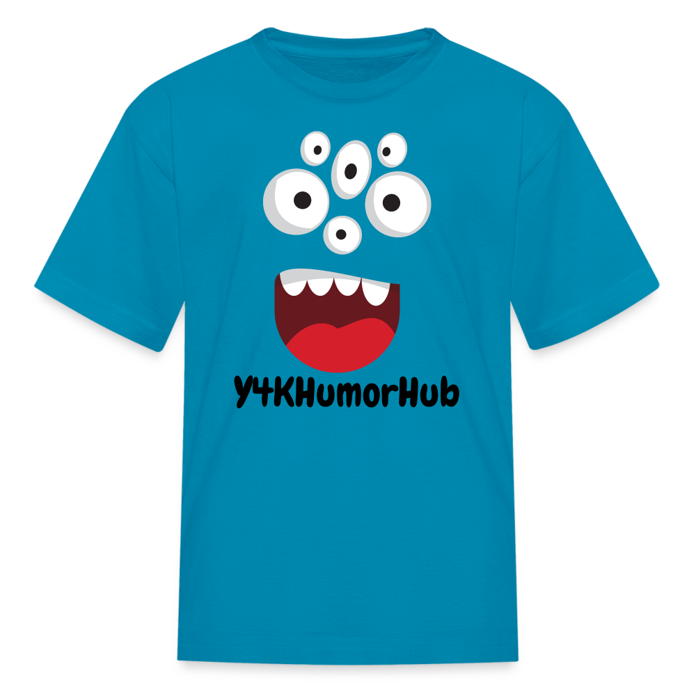 Kids' T-Shirt - Y4KHumorHub turquoise