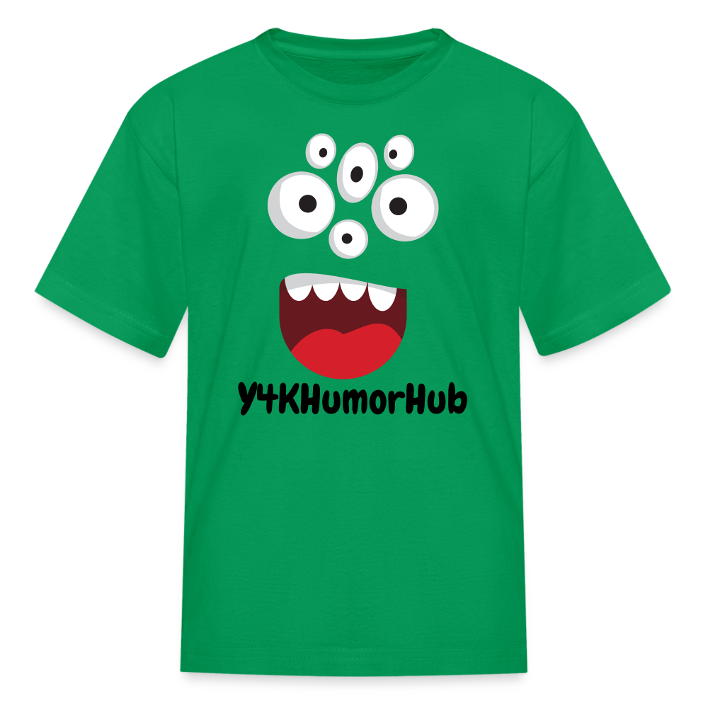 Kids' T-Shirt - Y4KHumorHub kelly green