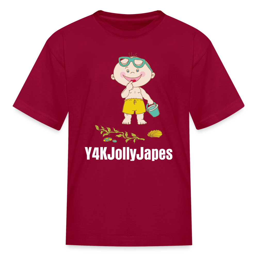 Kids' T-Shirt - Y4KJollyJapes dark red