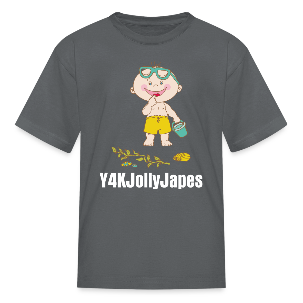 Kids' T-Shirt - Y4KJollyJapes charcoal