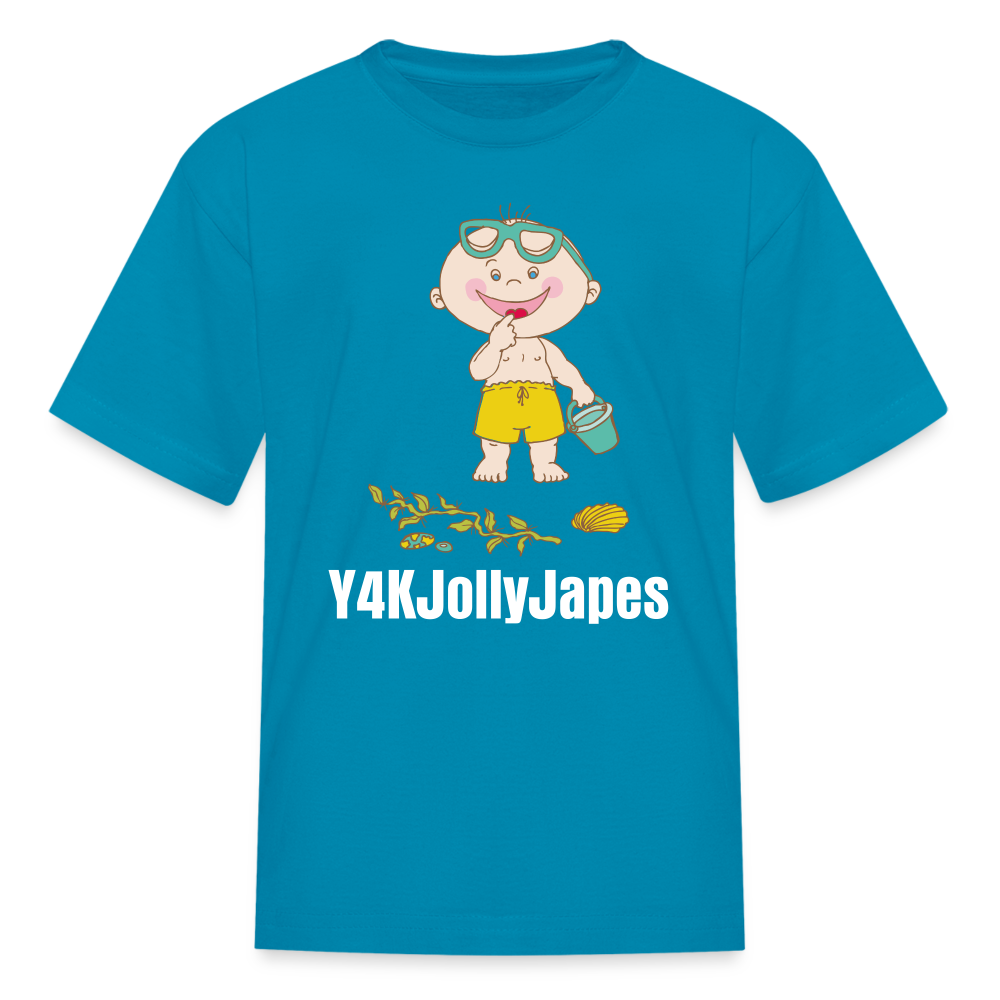 Kids' T-Shirt - Y4KJollyJapes turquoise