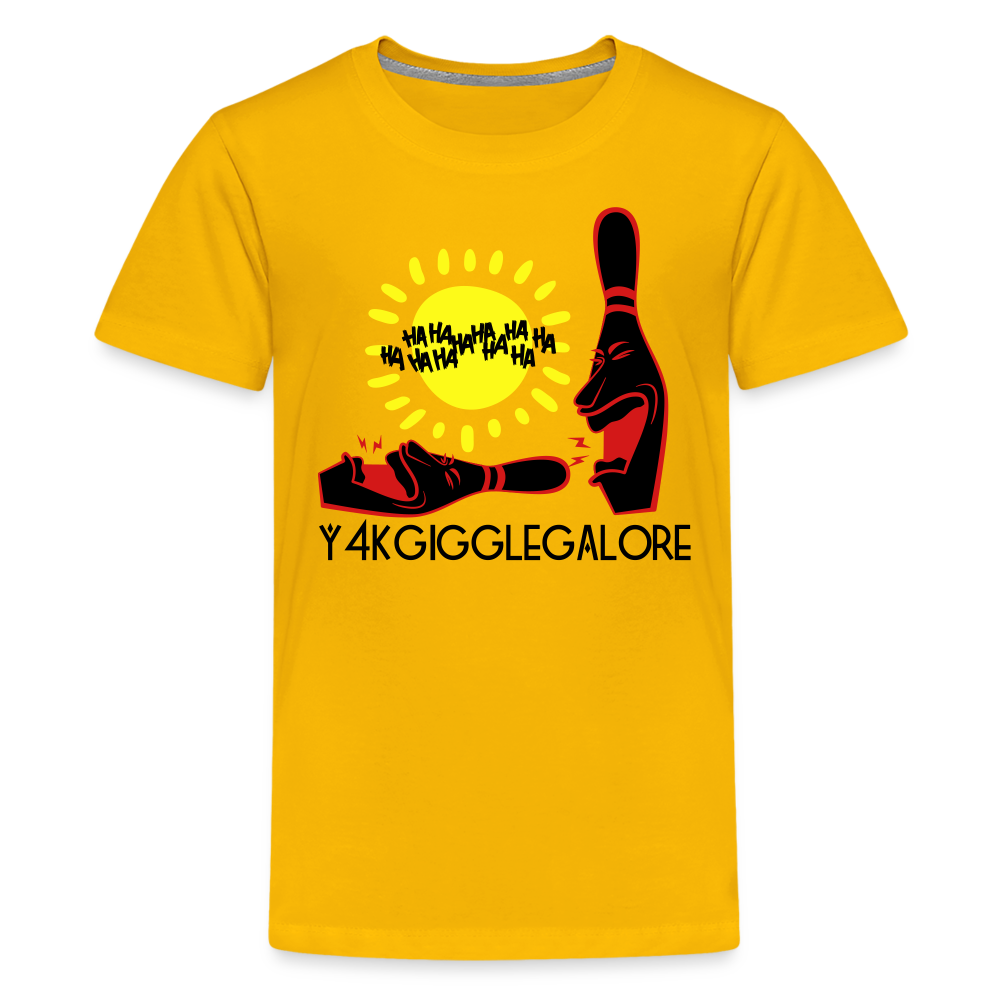 Kids' Premium T-Shirt - Y4KGiggleGalore sun yellow