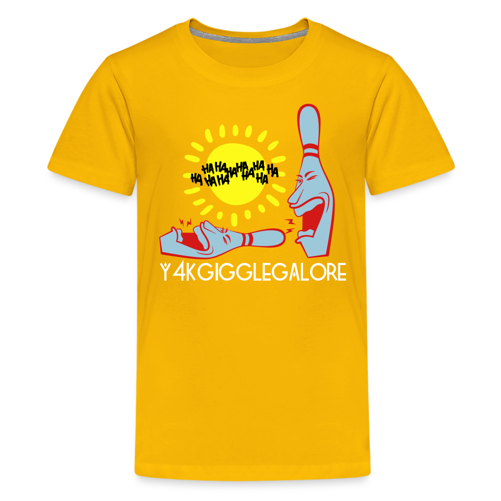 Kids' Premium T-Shirt - Y4KGiggleGalore sun yellow