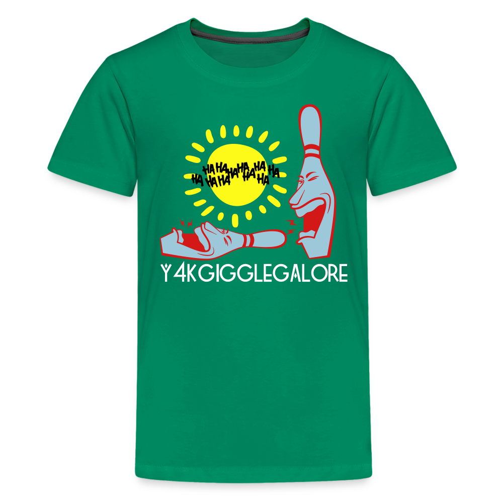 Kids' Premium T-Shirt - Y4KGiggleGalore kelly green