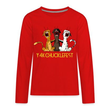 Kids' Premium Long Sleeve T-Shirt - Y4KChuckleFest