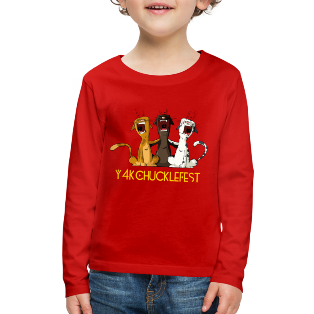 Kids' Premium Long Sleeve T-Shirt - Y4KChuckleFest