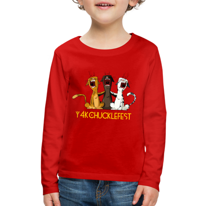 Kids' Premium Long Sleeve T-Shirt - Y4KChuckleFest