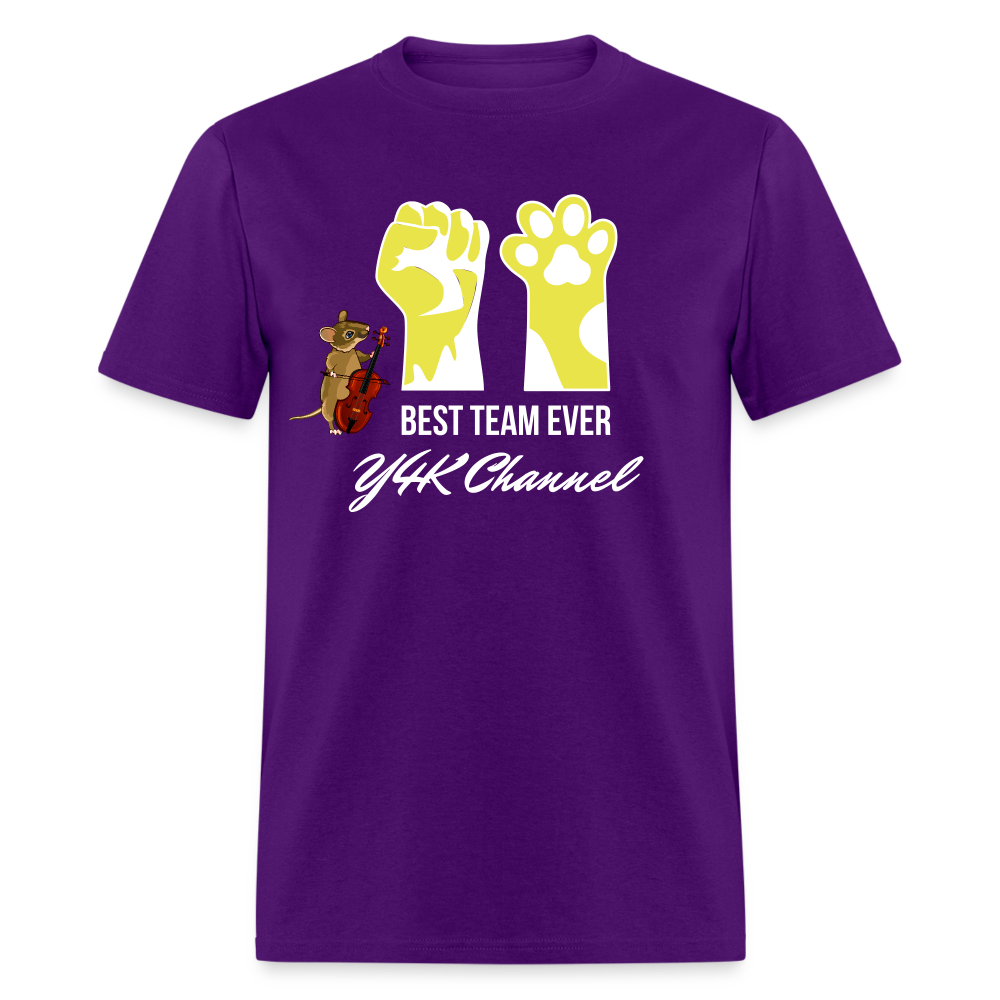 Unisex Classic T-Shirt - Best Team Ever Y4K Channel purple