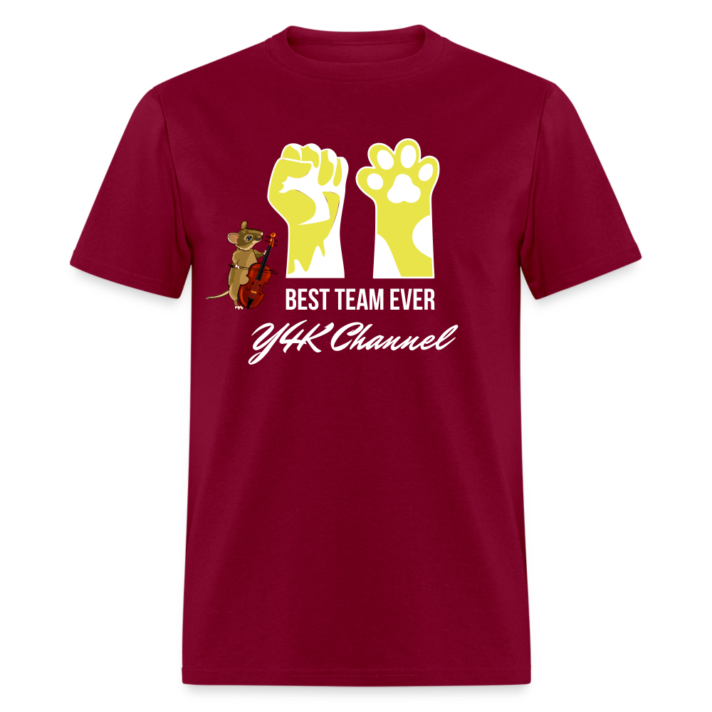 Unisex Classic T-Shirt - Best Team Ever Y4K Channel burgundy