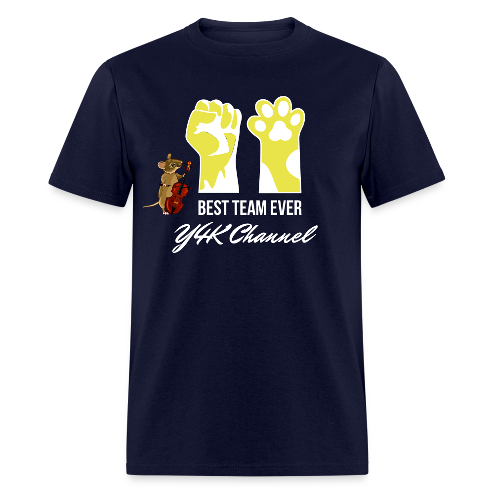 Unisex Classic T-Shirt - Best Team Ever Y4K Channel navy