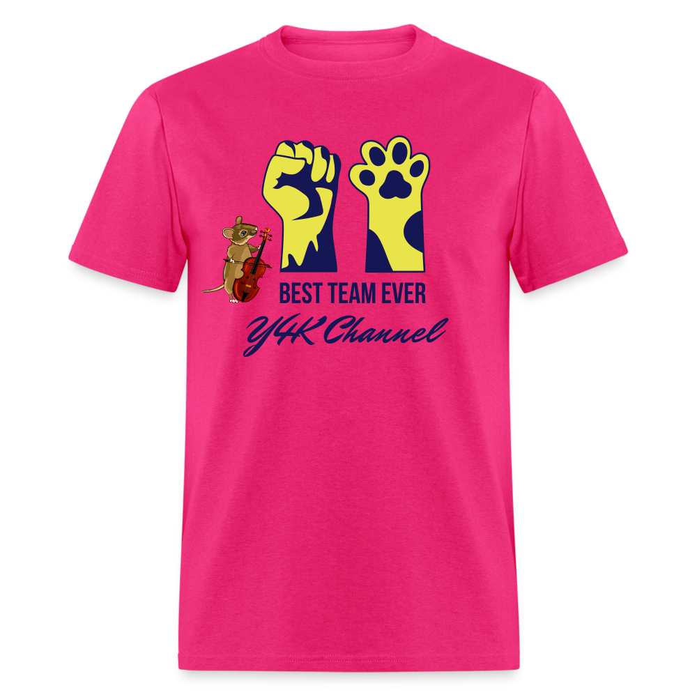 Unisex Classic T-Shirt - Best Team Ever Y4K Channel fuchsia