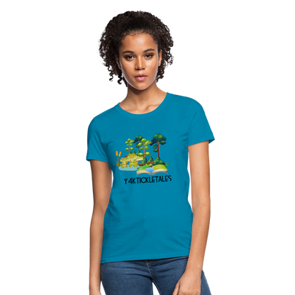 Women's T-Shirt turquoise