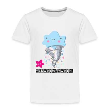 Toddler Premium T-Shirt Enter a Whirlwind of Whimsical Wonders and Giggles white