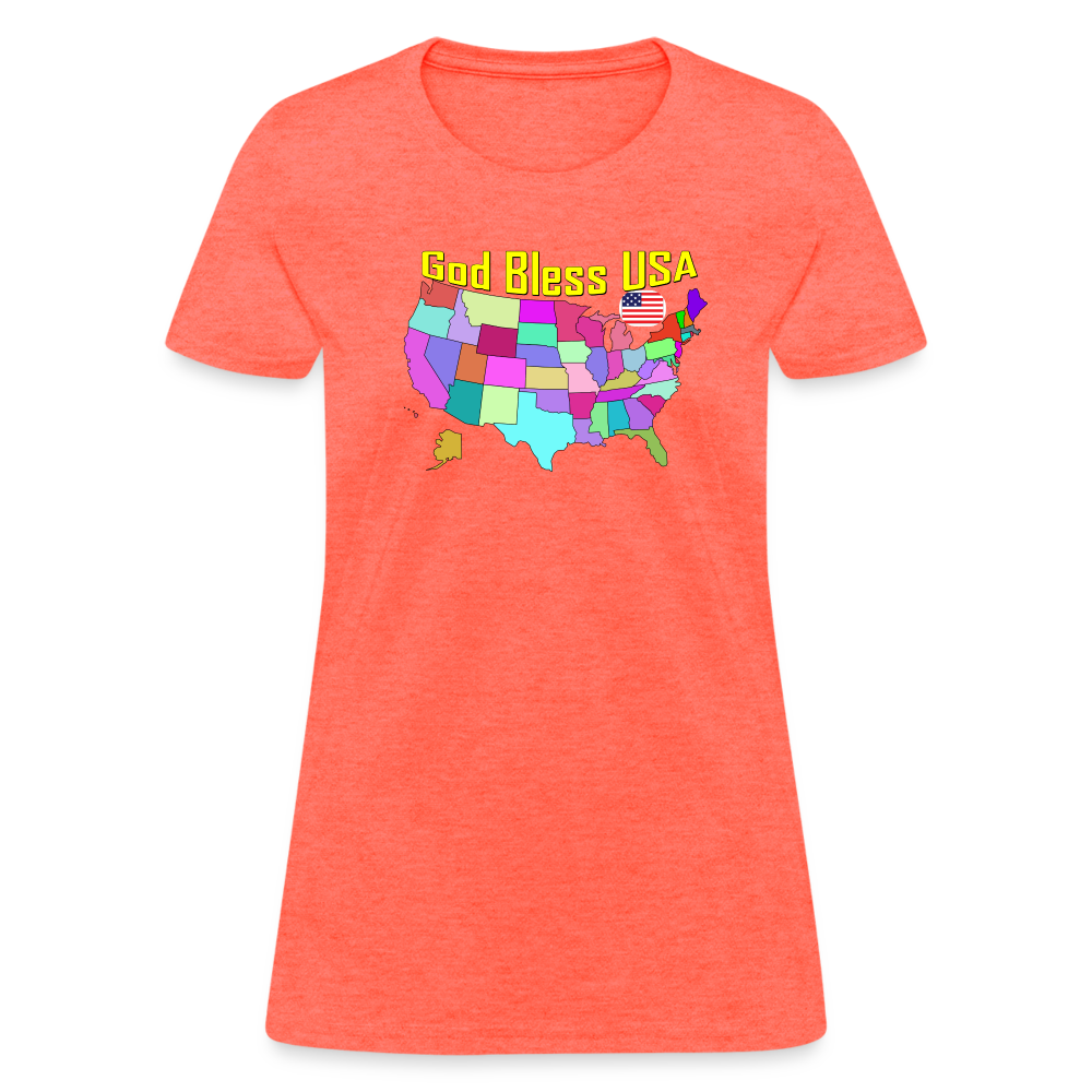 Women's T-Shirt heather coral