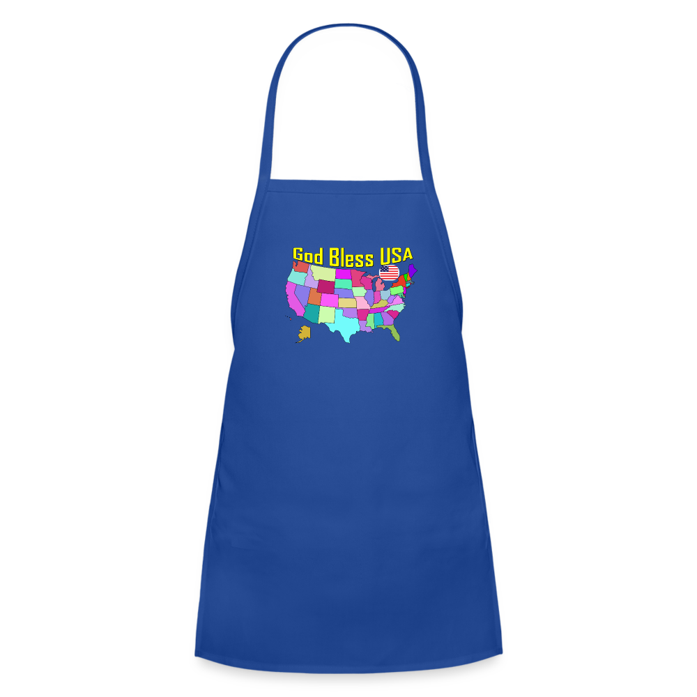 Kids' Apron royal blue