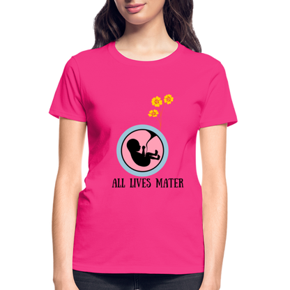 Gildan Ultra Cotton Ladies T-Shirt fuchsia