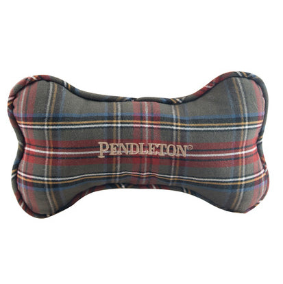 Grey Stewart Tartan Pendleton Bone Toy