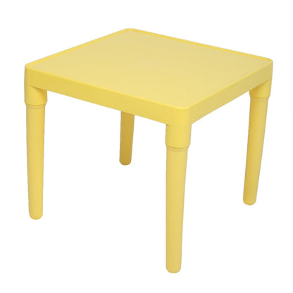 5 in 1 Children Plastic Table + 4 Chairs Set, Table Size: