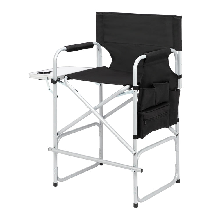 Double-layer Oxford Cloth Folding Director Chair with Storage Bag & Water Bottle