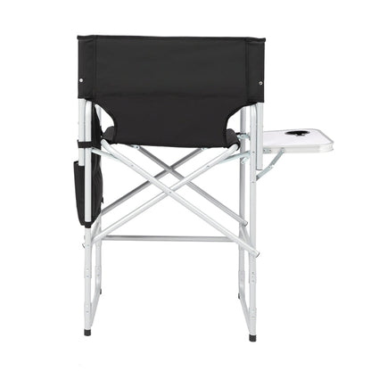 Double-layer Oxford Cloth Folding Director Chair with Storage Bag & Water Bottle