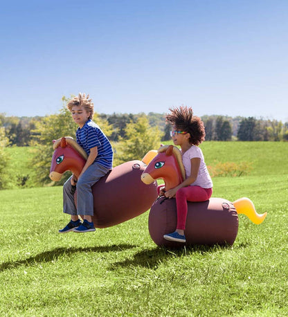 Inflatable Jump Along Horse Set of 2